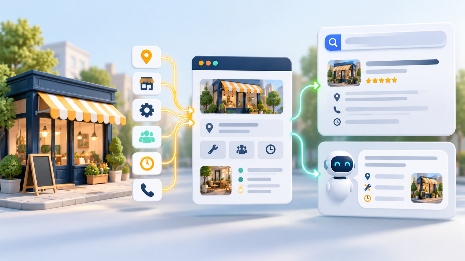 IA SEO Local y AEO: prepara respuestas útiles que puedan encontrarse