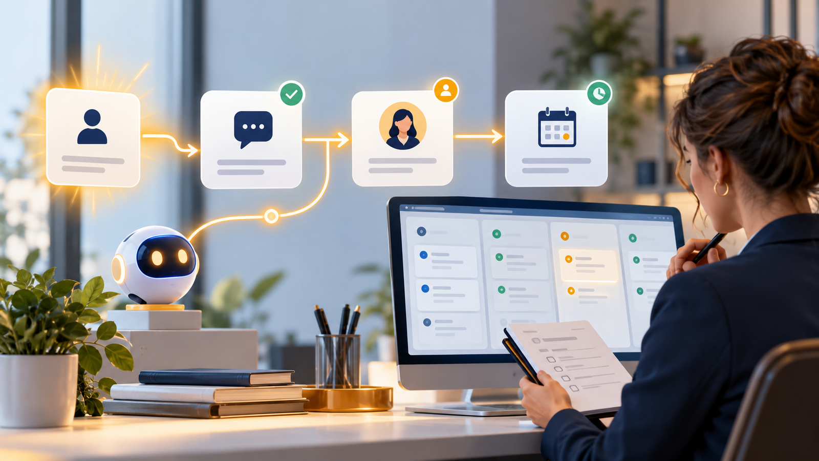 Seguimiento comercial con IA: define etapas, estados y responsables
